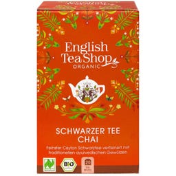 English Tea Shop Organic Black Chai Tea - 20 čajových sáčků