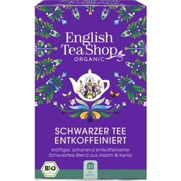 Schwarzer Tee ENTKOFFEINIERT, koffeinfreier Tee, BIO - 20 Teebeutel