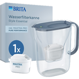 BRITA Wasserfilter Kanne Style Essential 2,4 L