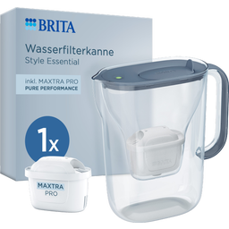 Style Essential Kan met Waterfilter, 2,4 L - Steenblauw