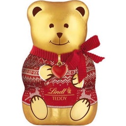 Lindt Teddy con Pullover - Rosso
