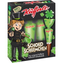 Küfferle Parapluies en Chocolat - Porte-Bonheur - 4 pièces