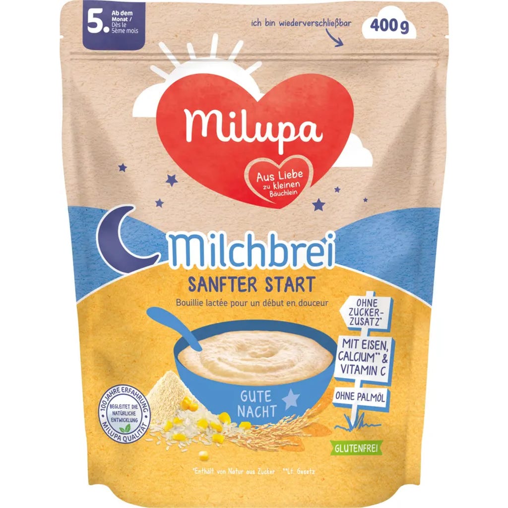 Cereal Milupa Baby Rice Milupa Banana Bedtime Milupa Cereals