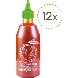 UNI-EAGLE Sriracha Lemongrass Sauce - 440 ml - 12 Stück