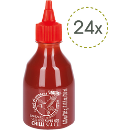 UNI-EAGLE Sriracha Super Hot Chili Sauce - 210 ml - 24 pièces