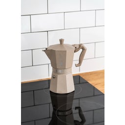Moka Express Exclusiv Octagonal Induktion Sand