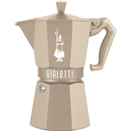 Moka Express Exclusiv Octagonal Induktion Sand - 6 Tassen
