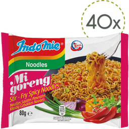 Gebratene Instantnudeln - Mi Goreng Scharf - 80 g - 40 Stk 