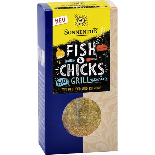 Miscela di Spezie Bio Grill Fish & Chicks - 55 g