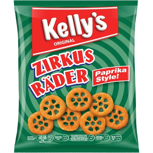 Kelly's Zirkus Räder Paprika Style! - 80 g