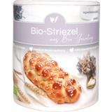 Organic Striezel made from organic yeast dough