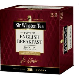 Sir Winston Tea English Breakfast - 100 tepåsar