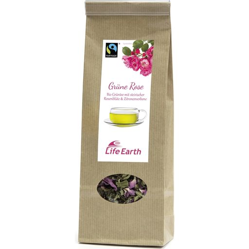 Life Earth Tè Verde Rosa Verde - 45 g