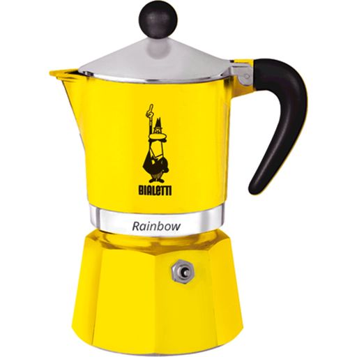 Bialetti Espresso Maker Rainbow "3 Cups" - Yellow