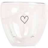 Eulenschnitt Double-walled Heart-shaped Glass - Heart