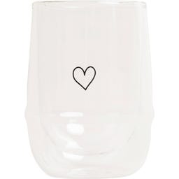 Eulenschnitt Dubbelwandig Glas met Hart - 200 ml