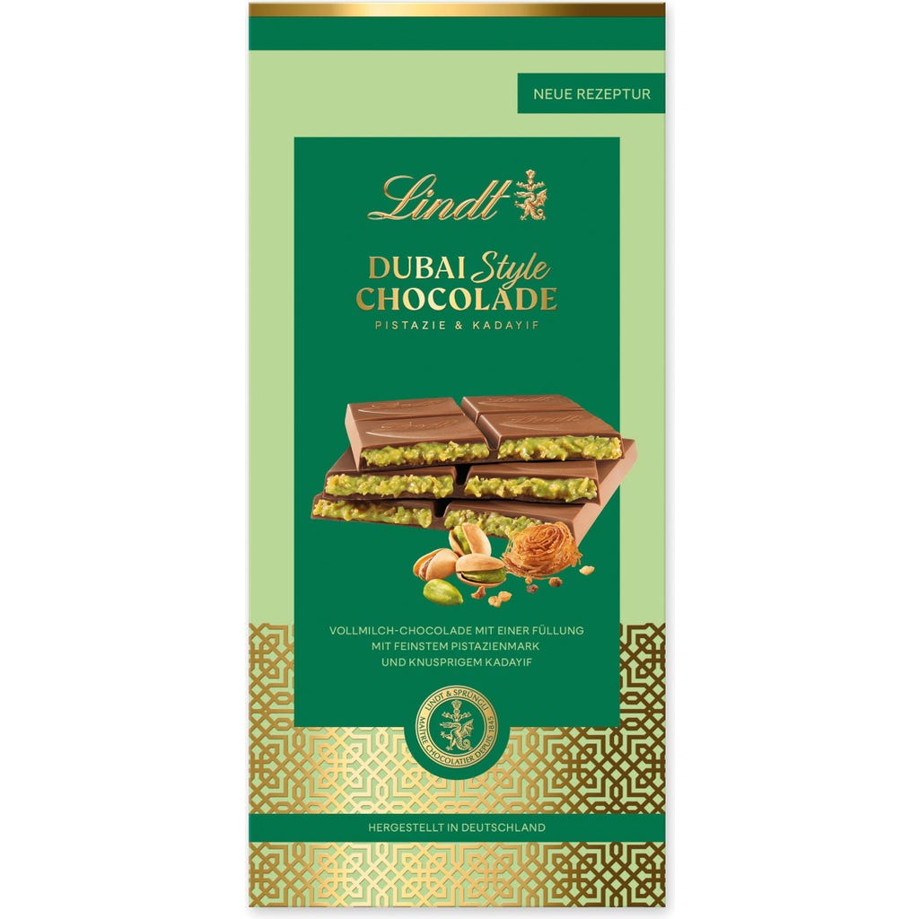 Lindt Dubai Style Chocolate 6個入りギフトボックス