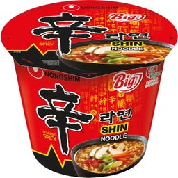 Instant-Cup-Nudeln Shin Ramyun Sehr Scharf Big Bowl - 114 g