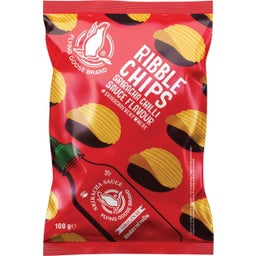 Ribble Chips mit Sriracha Chili Flavour frittiert in Sonnenblumenöl - 100 g