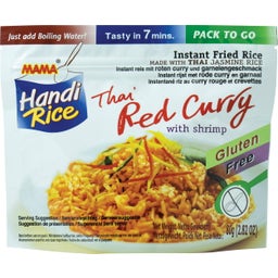 MAMA Instant-Reis Rotes Curry mit Shrimps