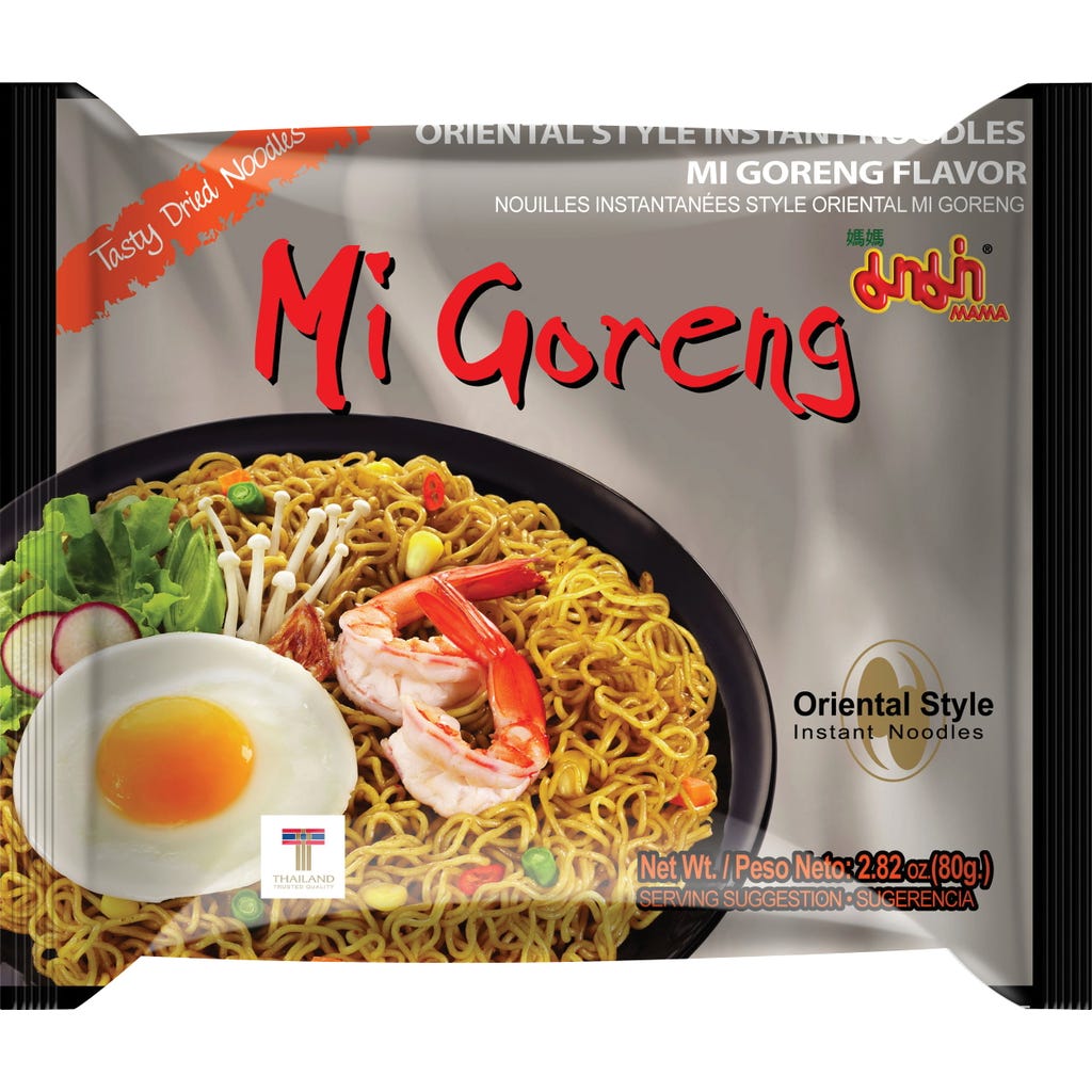 MAMA Instant Noodles - Mi Goreng, 80 g - Piccantino Online Shop