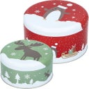 Set de Cajas para Galletas - Christmas Animals Pequeño