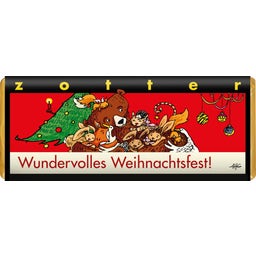Zotter Schokoladen Wundervolles Weihnachtsfest - 70 g