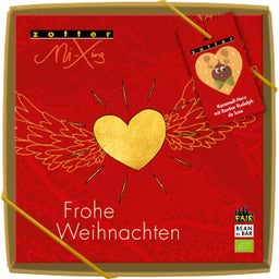 Karamell-Herz mit Rentier Rudolph de Luxe - 100 g