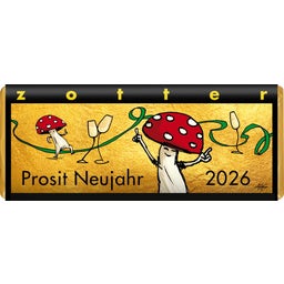 Zotter Schokoladen Biologisch Prosit Neujahr 2024 - 70 g