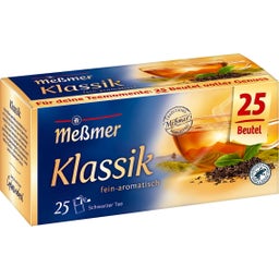 Meßmer Schwarztee Klassik - 25 Teebeutel