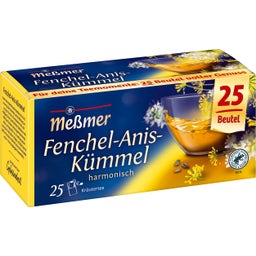Meßmer Kräutertee Fenchel-Anis-Kümmel - 25 Teebeutel