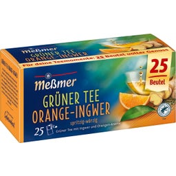 Meßmer Grüner Tee Orange-Ingwer - 25 Teebeutel