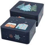 Birkmann Gebäckdosen-Set Christmas Night groß