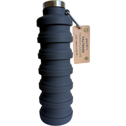 pandoo Trinkflasche faltbar - anthrazit