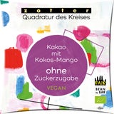 Zotter Schokoladen Kokos Mango Hafer ohne Zuckerzusatz