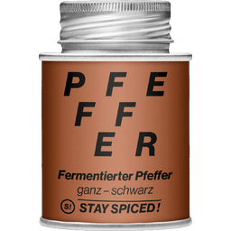 Stay Spiced! Pimienta Negra Fermentada Entera - 80 g