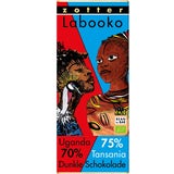Zotter Schokolade Bio Labooko Uganda 70 % + Tanzánie 75 %