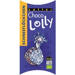 Zotter Schokoladen Biologische Choco Lolly - Witte Sterren - 20 g