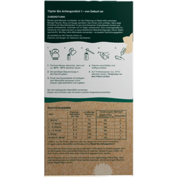 Bio začetna formula za dojenčke na osnovi kravjega mleka 1 - 600 g