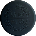 pandoo Trinkflasche faltbar - anthrazit