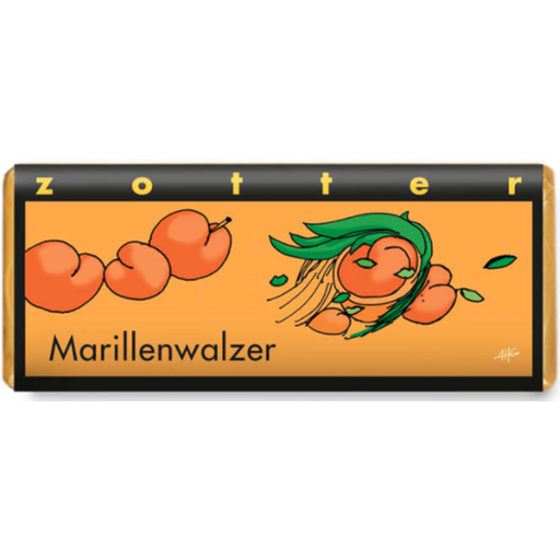 Zotter Schokolade Organic Apricot Waltz - 70 g