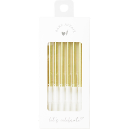 Bake Affair Geburtstagskerzen 6 Stück - gold