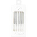 Bake Affair Velas de Cumpleaños - 6 Unidades - plata