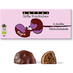 Zotter Schokoladen Feigen in dunkler Milchschokolade - 80 g