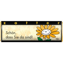 Zotter Schokoladen Schön, dass Sie da sind! - 20 g