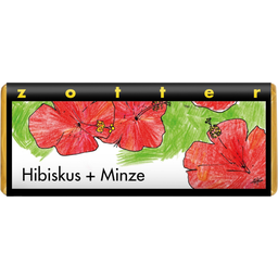 Zotter Schokoladen Hibiskus + Minze - 70 g