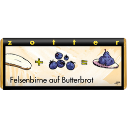 Zotter Chocolate Juneberry on Buttered Bread - 70 g