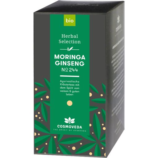 Cosmoveda Organic Moringa Ginseng Tea - 25 Bags