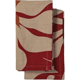 sagaform Edith Tea Towel - bordeaux - 1 Pc.