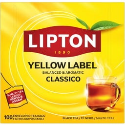 Lipton Yellow Label Zwarte Thee - 100 theezakjes